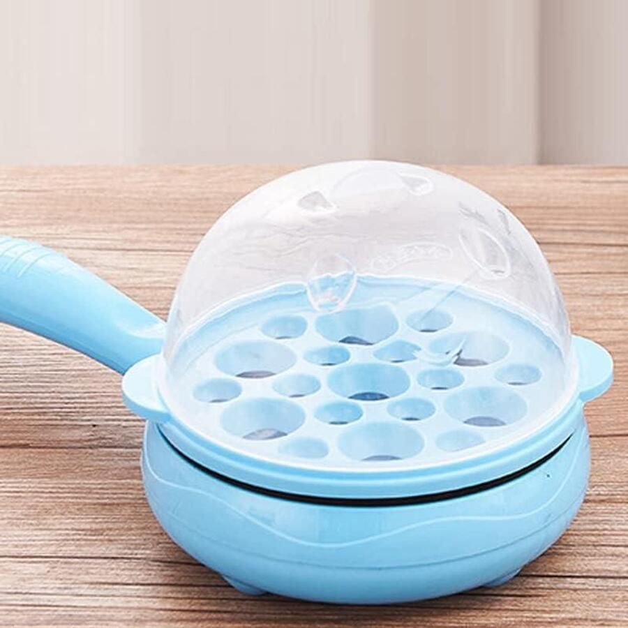 Elektrische Eierkoker Koekenpan Eierkoker Ontbijt Maken Antiaanbaklaag Niet gespecificeerd Blauw