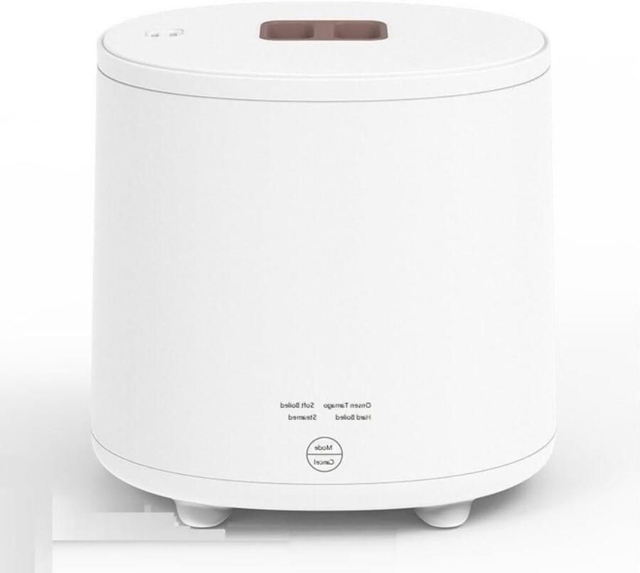 Elektrische Eierkoker Apparaat Eieren Koken Automatische Uitschakeling 6 Eieren Wit
