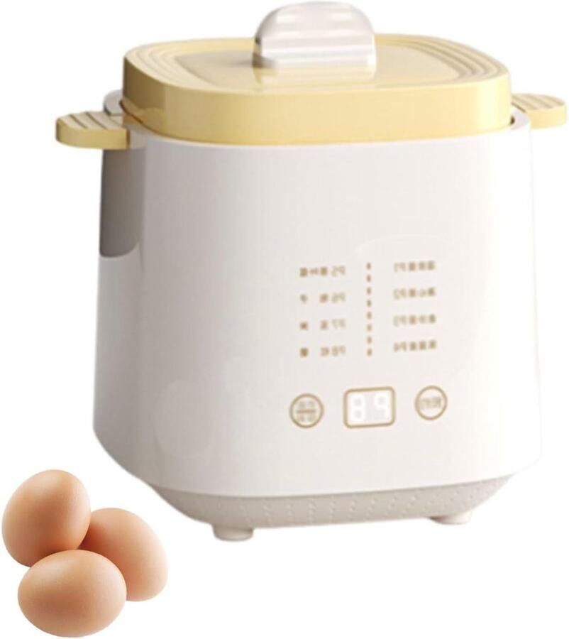 Elektrische eierkoker Eier stomer Ontbijt koken Automatische uitschakeling Max 4 eieren One Color