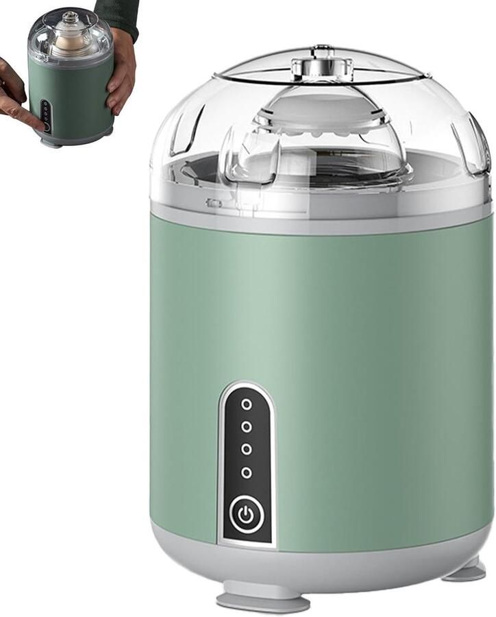 Elektrische Eierkoker Eierspinner Homogenisator Snel Eieren Kloppen Automatische Rotatie 13 x 14 cm Groen