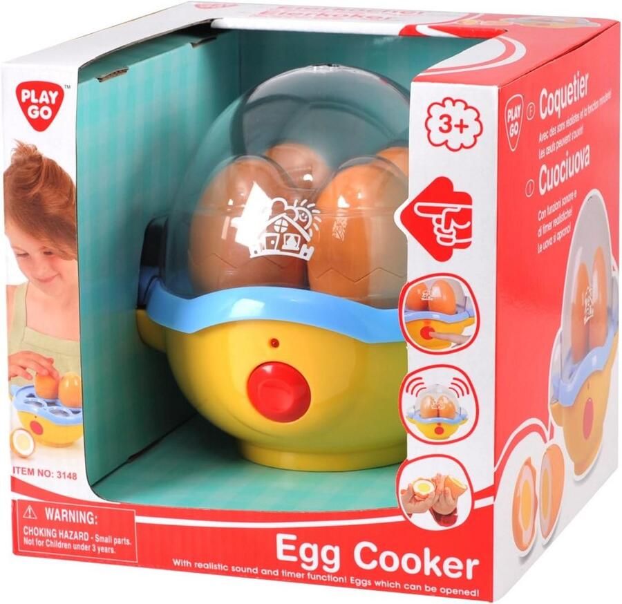 Elektrische Eierkoker met Realistische Geluiden en Timer
