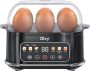 Thuys 6-in-1 Eikoker – Voor 6 Eieren – Hard Zacht & Medium – Gepocheerde Eieren Omelet & Stomen – LCD Timer – Automatische Uitschakeling – Zwart - Thumbnail 2