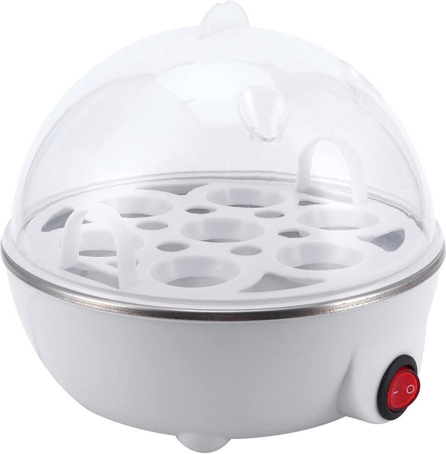 Elektrische Eierkoker Mini Eierkoker Ontbijt Koken Multifunctioneel Koken 350W Wit