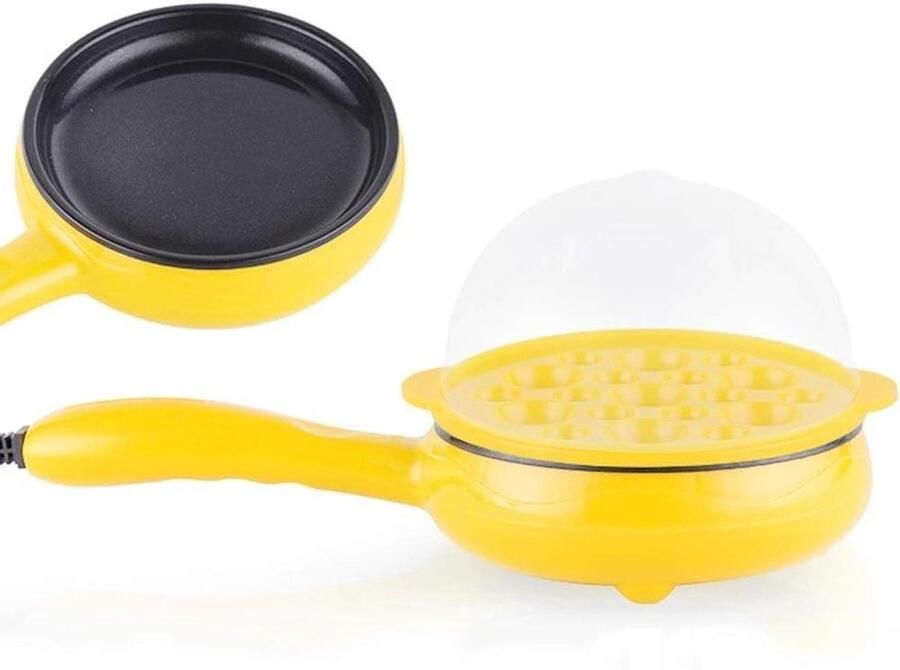 Elektrische Eierkoker Pan Ontbijt Maken Antiaanbaklaag 11.41 inch Blauw