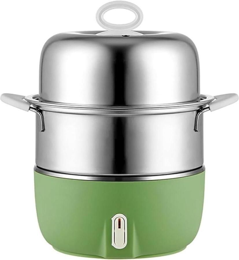 Elektrische Eierkoker RVS Eieren Koken Automatische Uitschakeling 7 Eieren Zilver