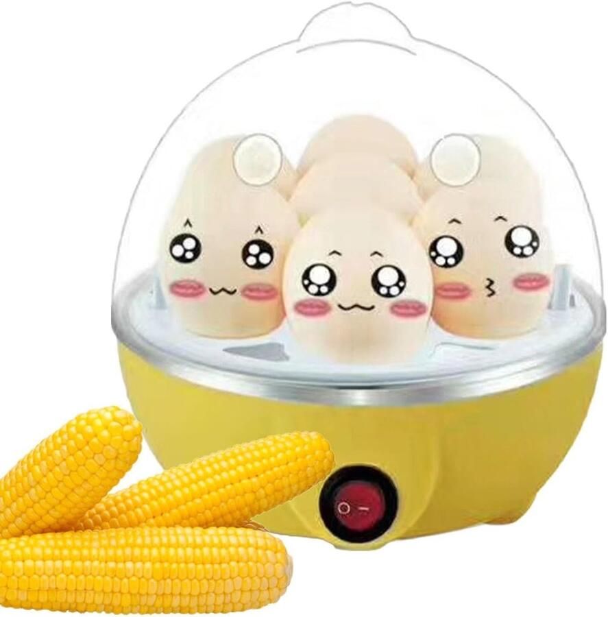 Elektrische Eierkoker Snel Koken Ontbijt Maken Automatische Uitschakeling 237 x 189 cm