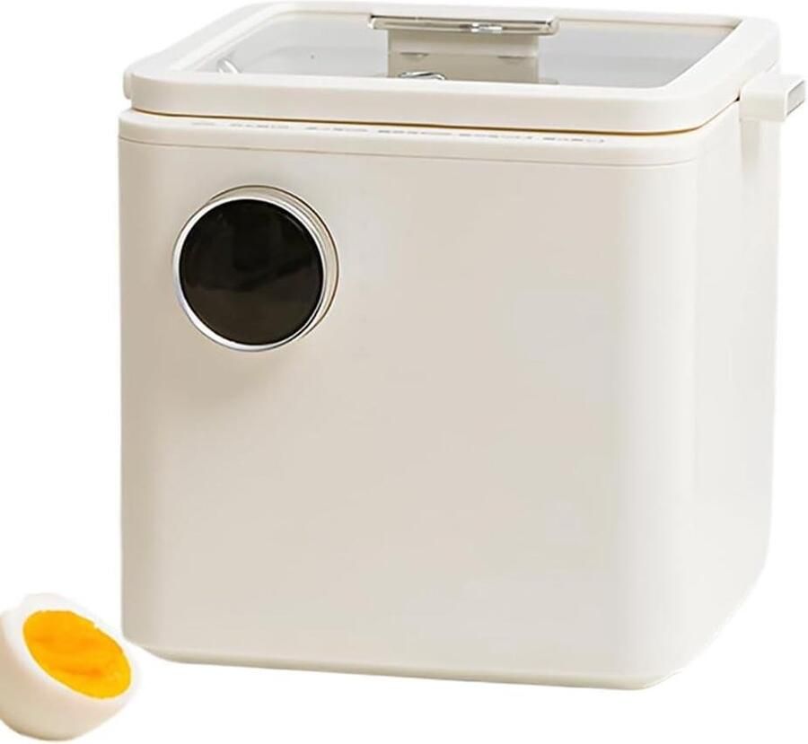 Elektrische eierkoker Stomer multicooker Ontbijt bereiden 6 uur timer Max 4 eieren Wit