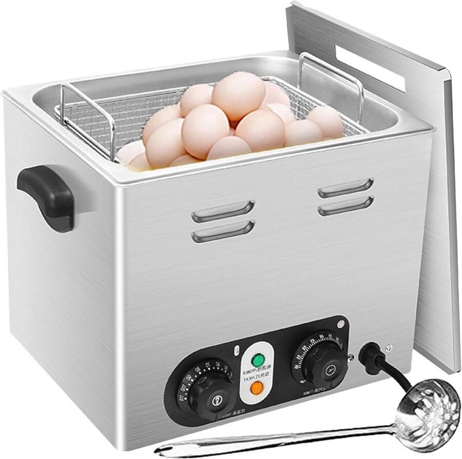 Elektrische Eierkoker Stoomkoker Eieren Koken Hoge Capaciteit 45 Eieren Zilver