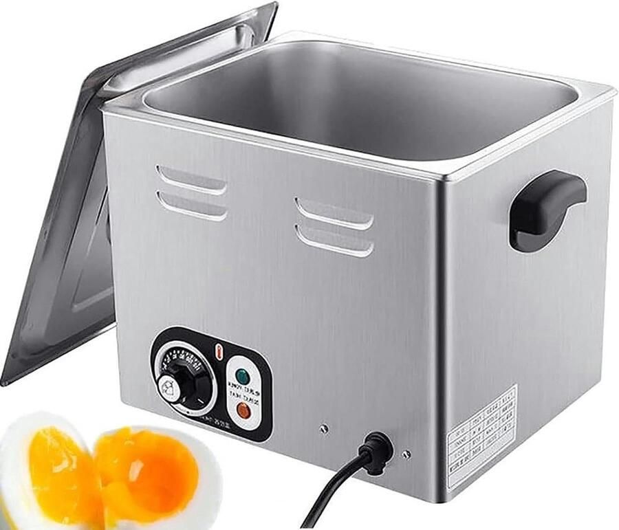 Elektrische Eierkoker Stoomkoker Gekookte Eieren Professioneel Koken Roestvrij Staal Voedingskwaliteit 45 60 Eieren Zilver