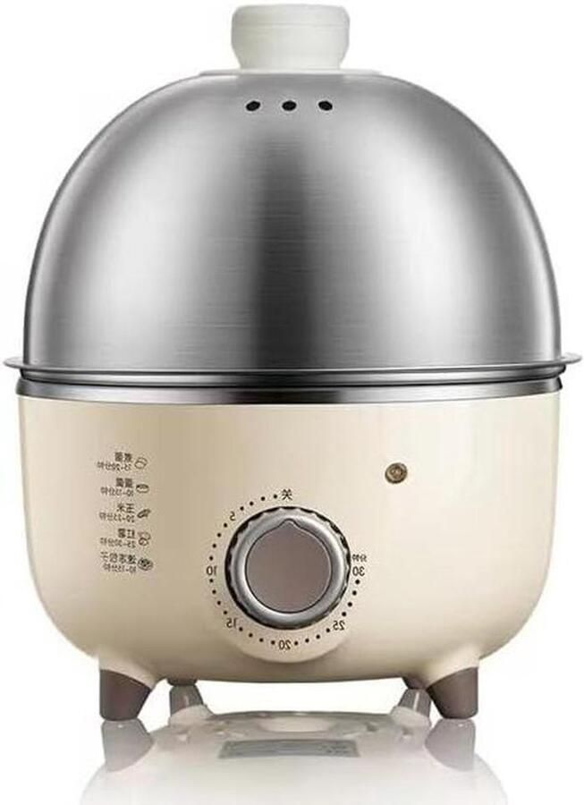 Elektrische Eierkoker Stoomkoker Multicooker Snelle Maaltijden Automatische Uitschakeling 7 Eieren Wit