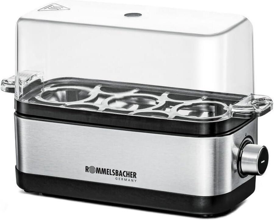 Elektrische Eierkoker voor 1 tot 3 Eieren met Tijdsinstelling