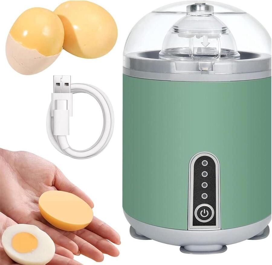 Elektrische eiermixer Eierkoker maker Snel eieren mixen Automatische homogenisatie 15W Vermogen Wit