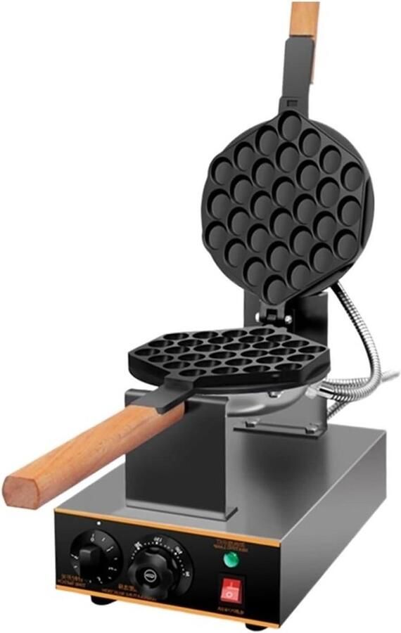 Elektrische Eierwafelmachine Wafelijzer Cakeoven Commercieel Bakken Gelijkmatige Warmteverdeling 10x10x10 mm One Color