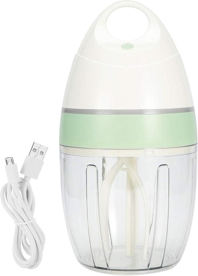 Elektrische Eiklopper Mixer Taart Maker Snel Beslag Maken Stil en Spatvrij 900ml Container Wit