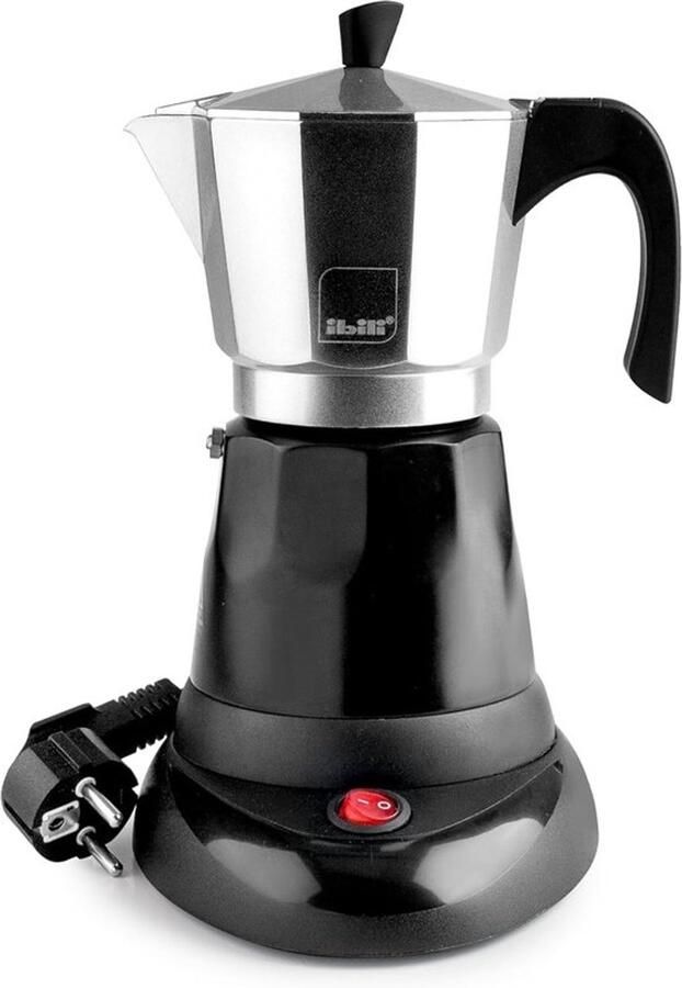 Elektrische espressomachine 6 kopjes 300 ml Aluminium 480 W