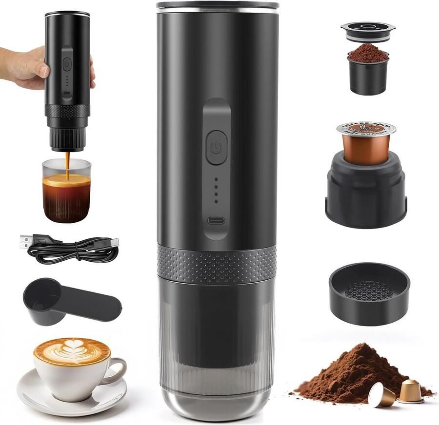 Elektrische Espressomachine met 3-in-1 Functie