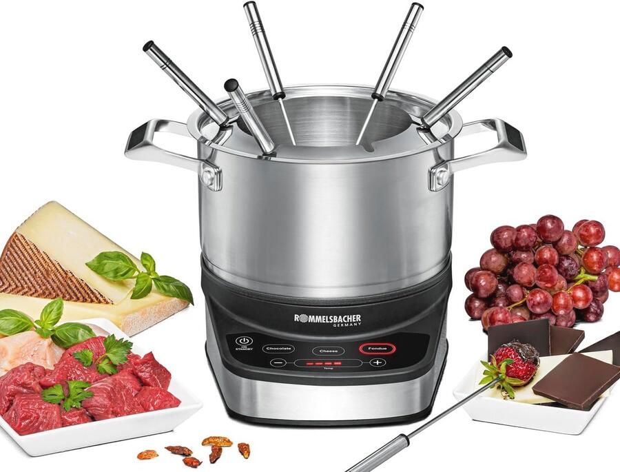 Elektrische Fondue Set met Temperatuurregeling 2 5 Liter
