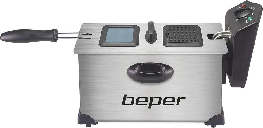 Elektrische Friteuse met 3 5 Liter Capaciteit en 2000 Watt Vermogen