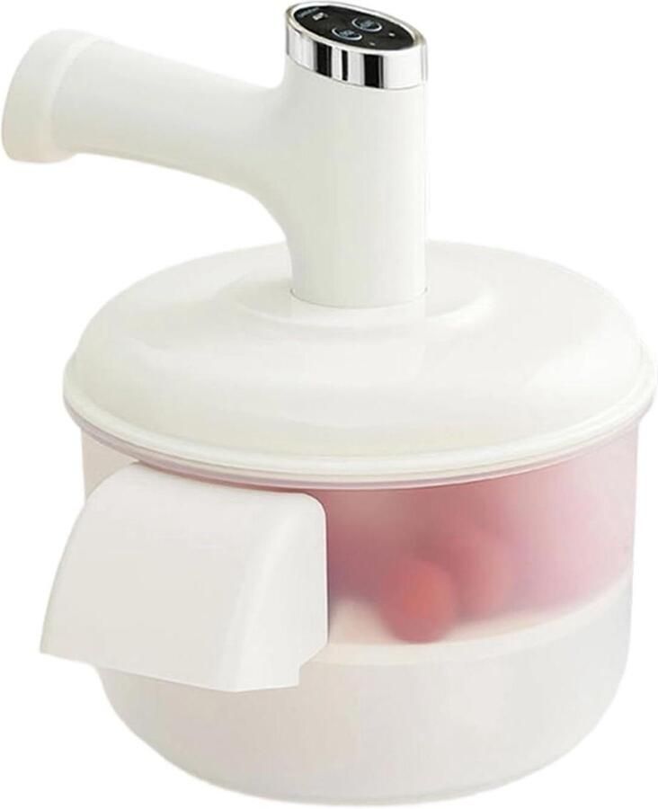 Druiven Schilmachine Apparaat Groenten Keuken Voorbereiding Automatische Elektrische 20.8 x 20.8 x 25 cm Wit