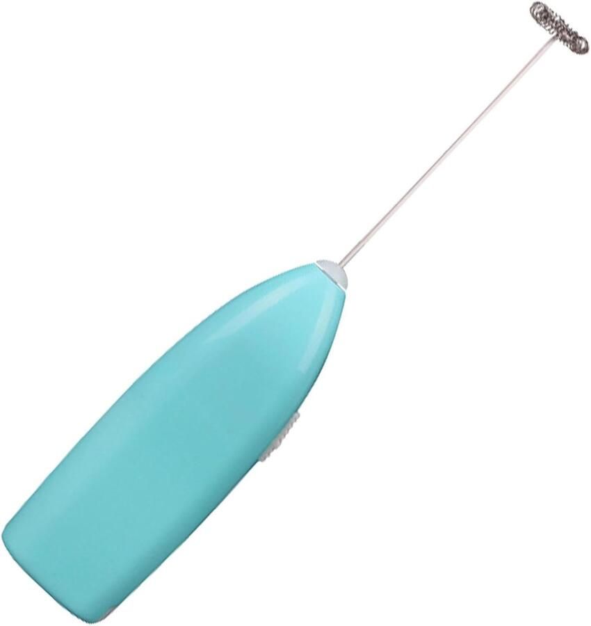 Elektrische Garde Melkopschuimer Garde Drankjes Opschuimen Snel Romig Schuim Compact Ontwerp Blauw