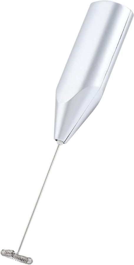 Elektrische Garde Melkopschuimer Handmixer Keukenwerkjes Maken Werkt op Batterijen Compact Lichtgewicht Zwart