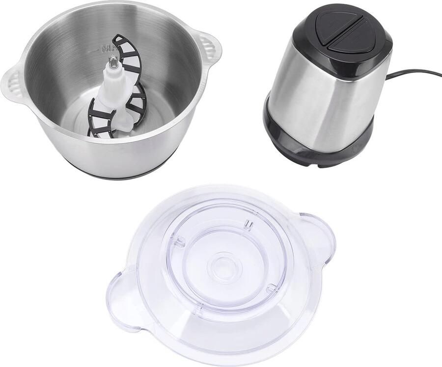 Elektrische Gehaktmolen Keuken Vlees Snijder Snel Ingrediënten Malen Automatische Remfunctie 2L Kom Capaciteit Groen