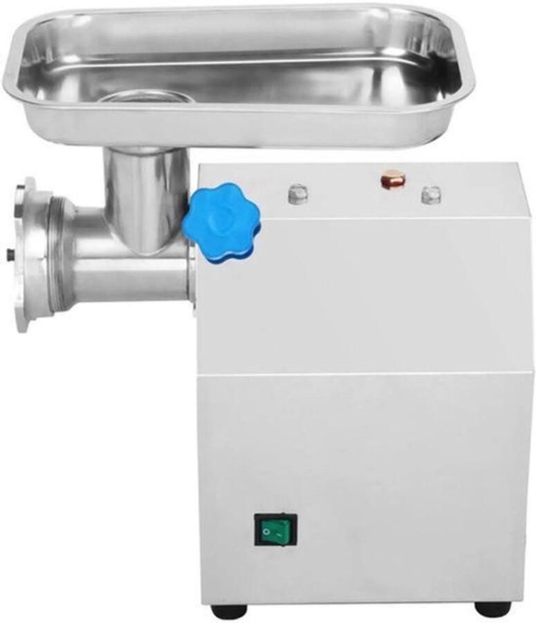 Elektrische Gehaktmolen Voor Alle Soorten Vlees Roestvrij Staal Vleesmolen 850W 270LBS h 190RPM Vleesmolens Worstenmaker Zilver