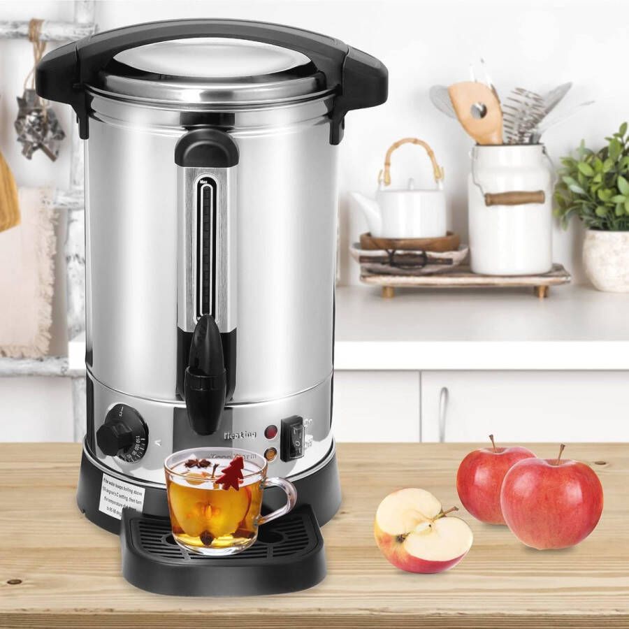 Heetwaterdispenser Luxe Instant waterkoker Heetwatertap – Warmwater Dispenser Met Tapkraan – Ook Voor Gluhwijn – 1500 W – 8.8 L inhoud - Foto 2