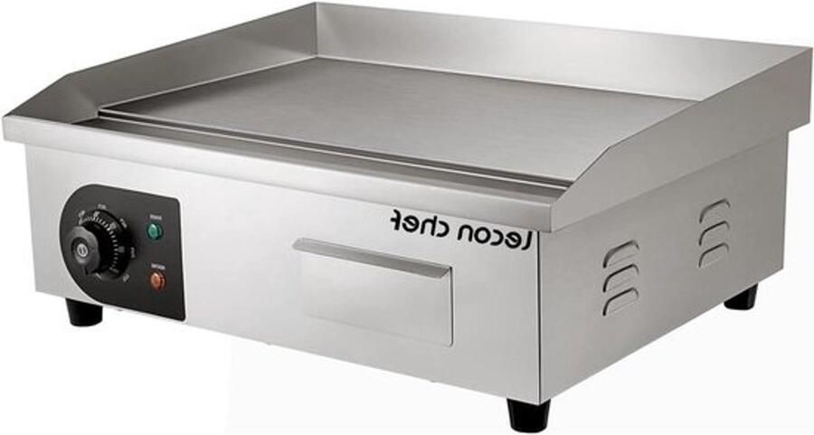 Elektrische Grill Binnen Grill Lekker Koken Krachtig 3300W 54x30cm Zilver
