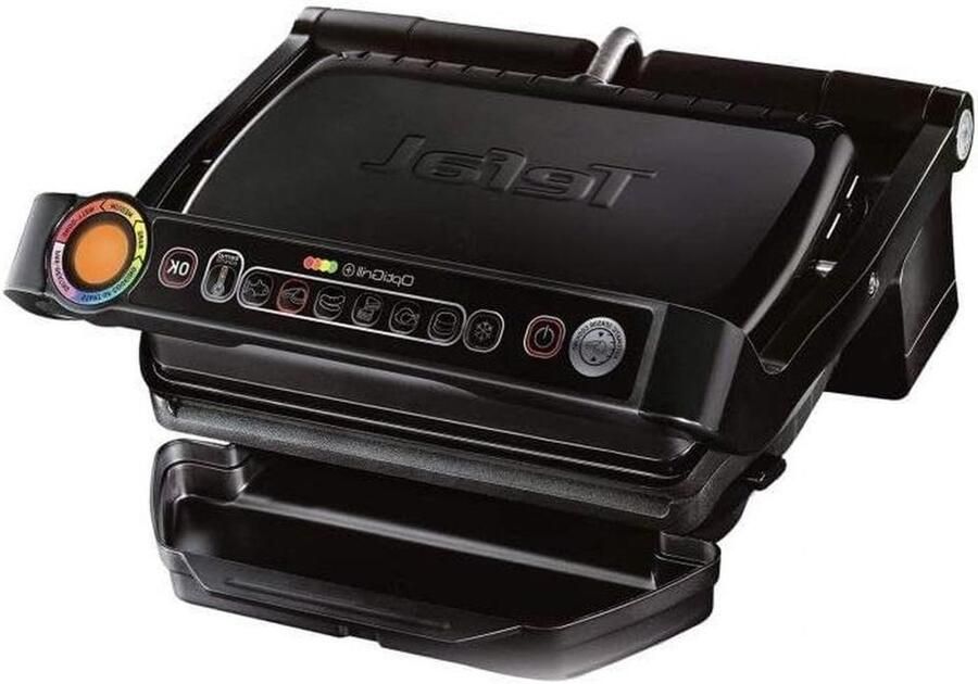 Elektrische Grill Contactgrill Bakplaat Binnen Grillen Vrijstaand Model 69 x 24 cm Zwart