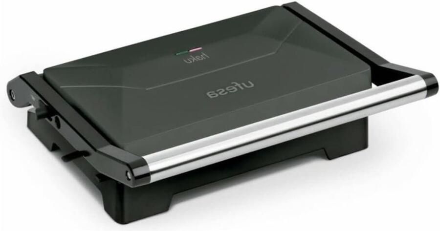 Elektrische Grill Contactgrill Bakplaat Lekker Grillen Krachtige 1000W Standaard formaat Roestvrij staal
