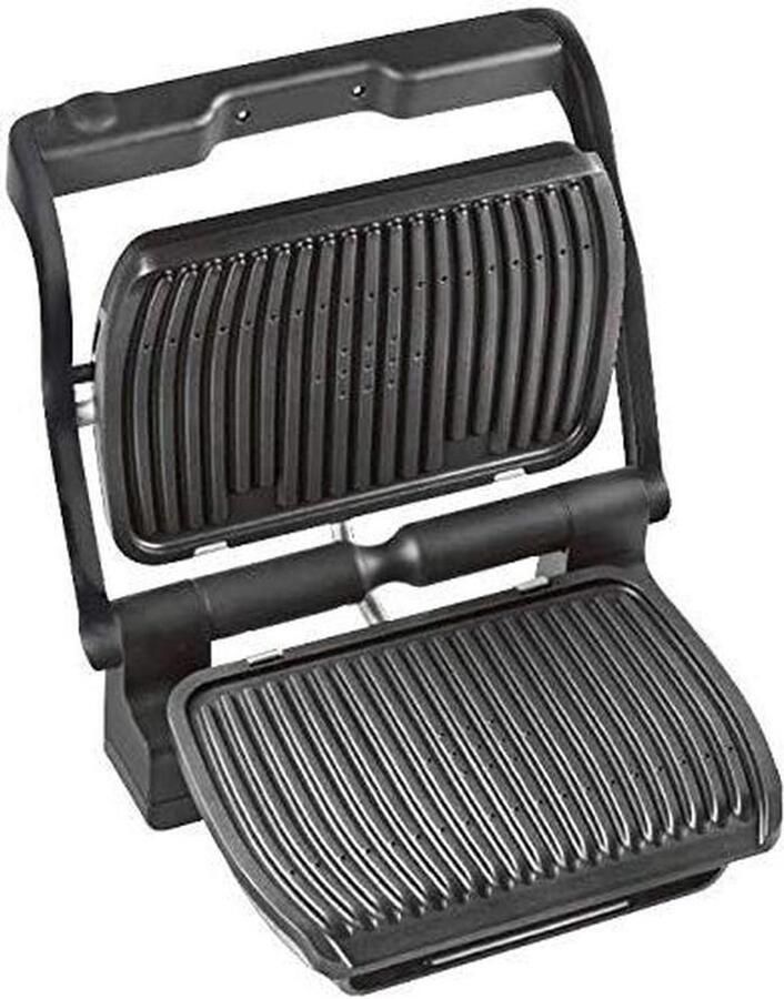 Elektrische Grill Contactgrill Binnen Lekker Grillen Automatische Kookniveaus 900 Watt Zwart