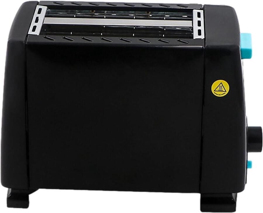 Elektrische Grill Keukenapparaat Binnen Koken Gelijkmatige Bakresultaten 20 x 16 cm Zwart