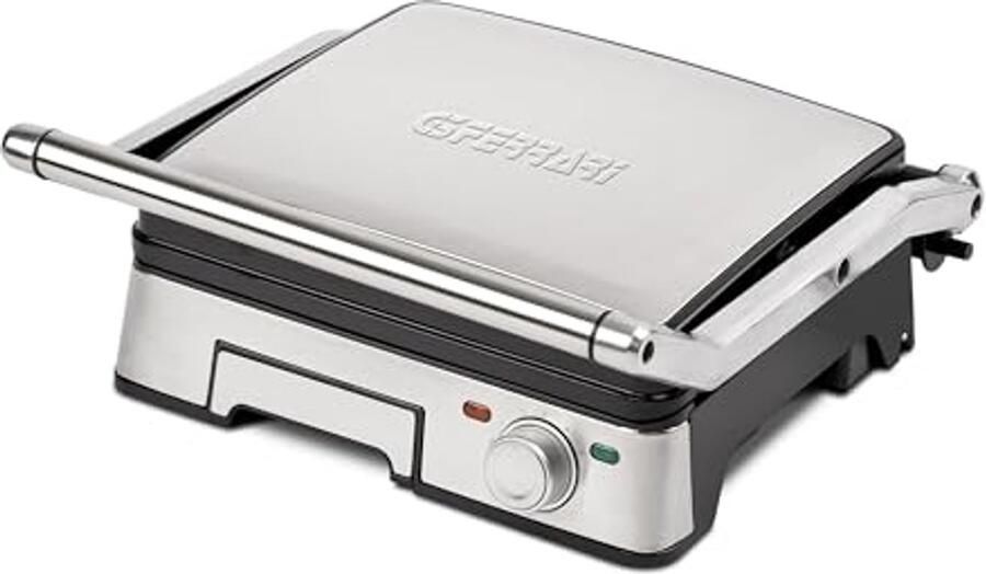 Elektrische Grillpan met Antiaanbaklaag voor Thuis Bereiden van Vlees Groenten en Toosten