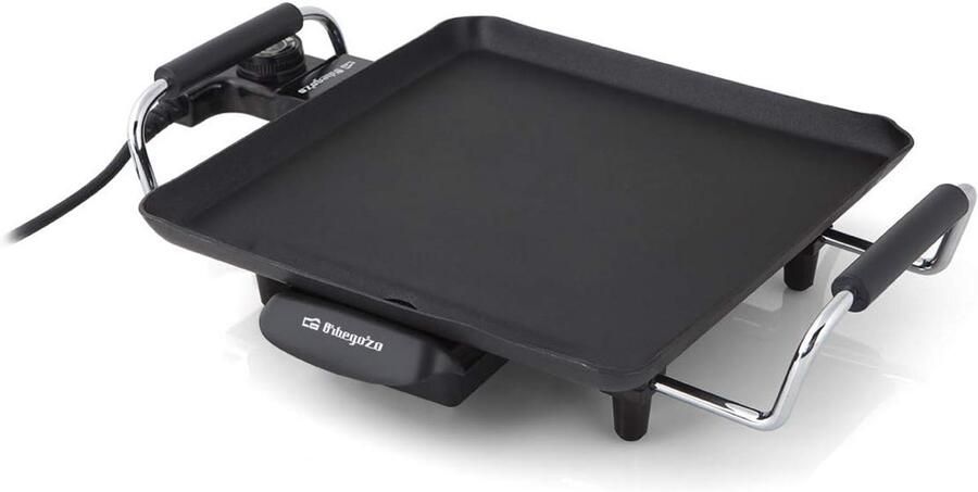 Elektrische Grillplaat 1500W voor Binnen RVS Plancha voor Makkelijk Grillen