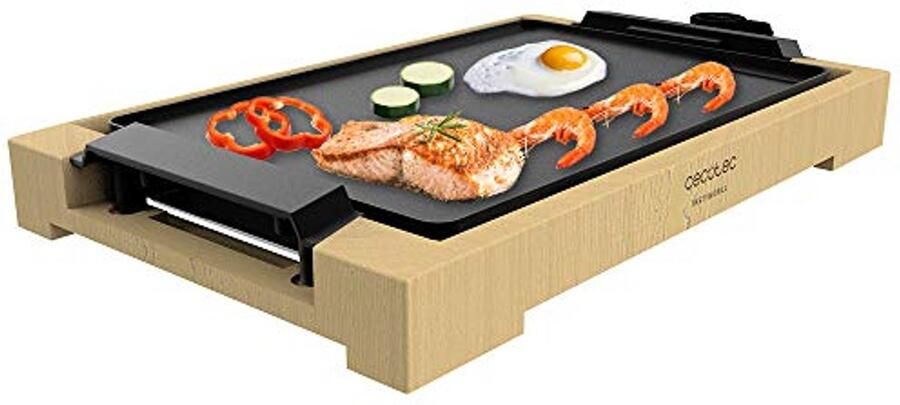 Elektrische Grillplaat 2000W Perfect voor Vlees Groenten en Meer