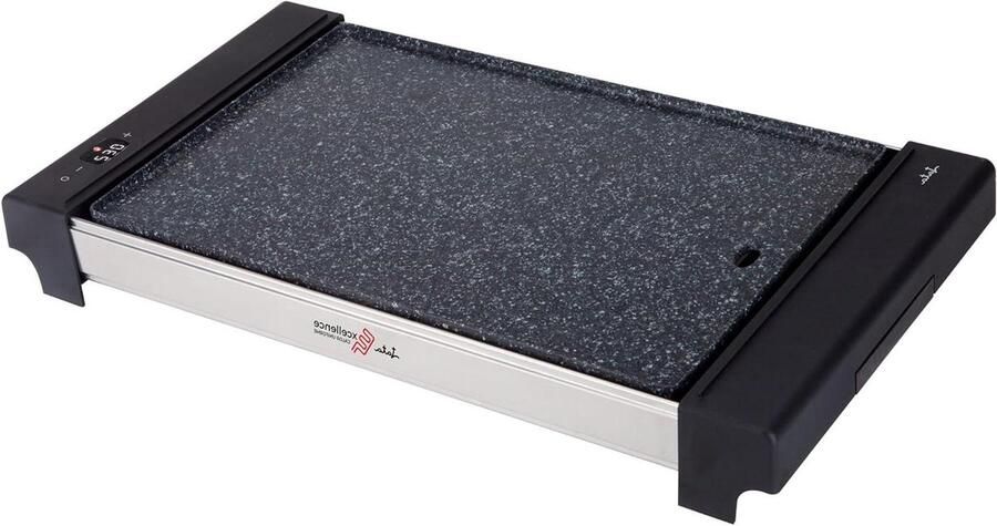 Elektrische Grillplaat Bakplaat Grill Gezond Koken Gelijkmatige Warmteverdeling 48 x 32 cm Zwart