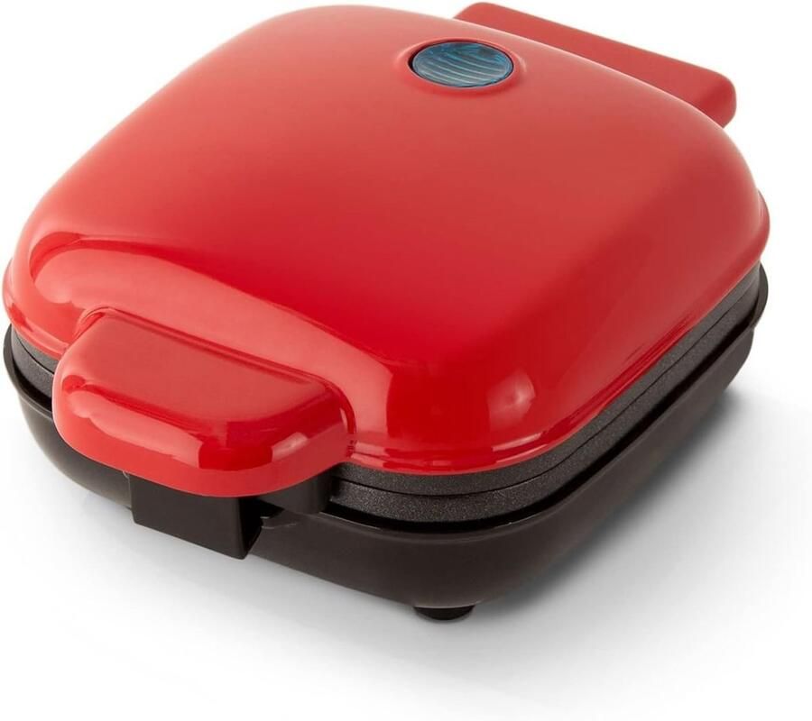 Elektrische Grillplaat Eierpan Hamburger Maker Ontbijt Bakken Compact Ontwerp 1 Stuk Rood