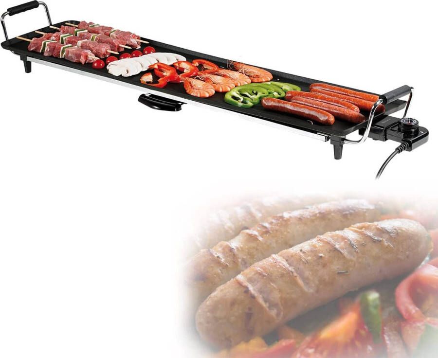 Elektrische Grillplaat Multifunctionele Grill cool touch handvat anti-slip