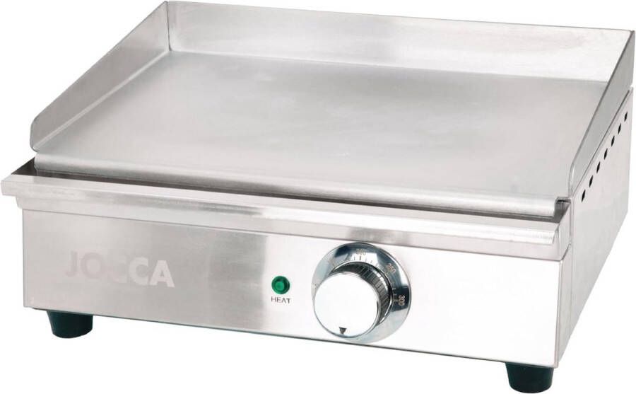 Elektrische Grillplaat voor Teppanyaki en Tafelgrill Roestvrij Staal Anti-aanbak 41 1 x 29 7 cm