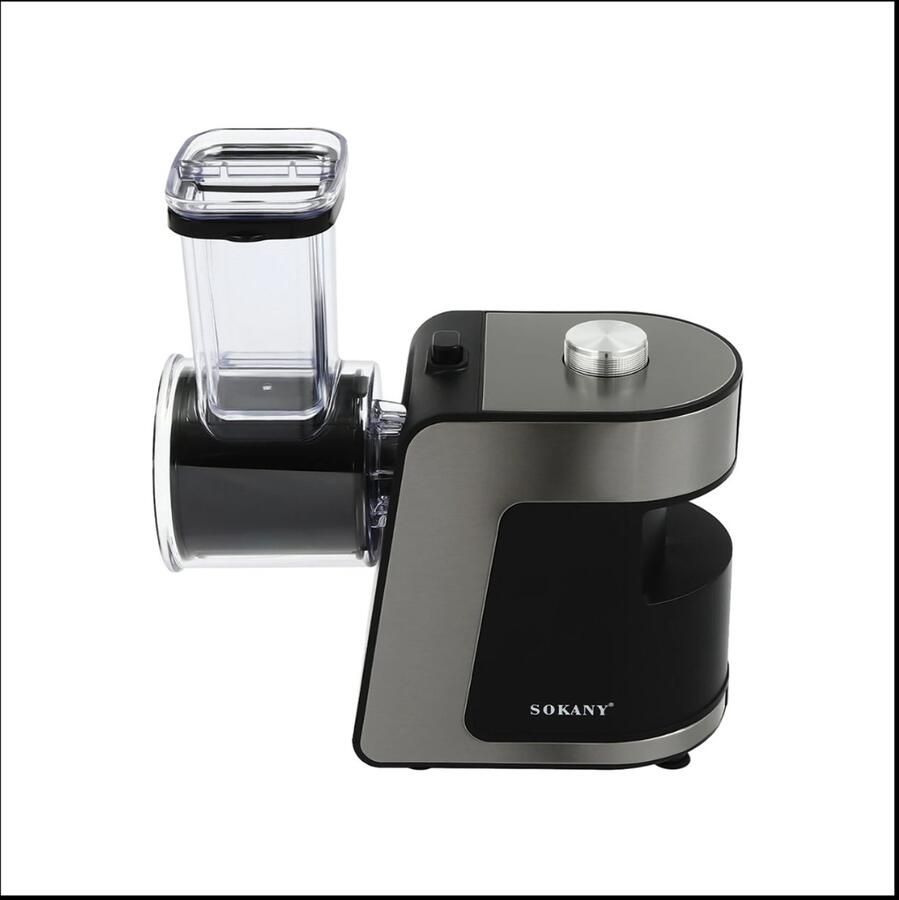 Elektrische Groentesnijder 1000 W – Keukenmachine met 10 Roestvrijstalen Messen – Spiraalsnijder voor Groenten en Fruit