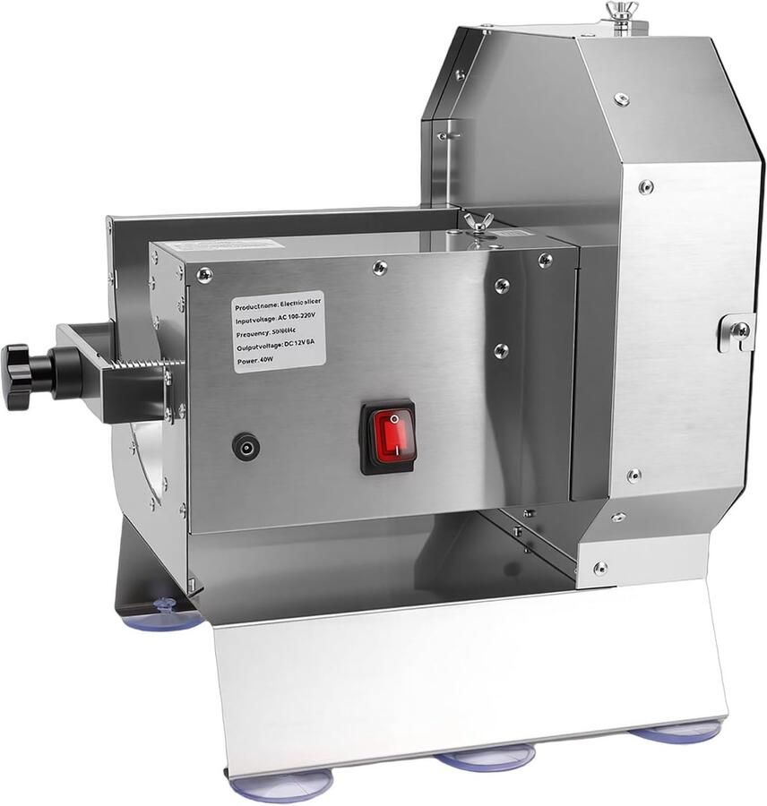 Elektrische Groentesnijder Keukenmachine Fruit Snijder Snel Ingrediënten Snijden Verstelbare Snijdikte 41x40x34 cm