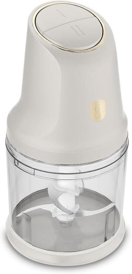 Elektrische Hakmachine Mini Keukenmachine Snel Ingrediënten Snijden Elegant Sahara Design 13.5cm Compact Sahara Beige