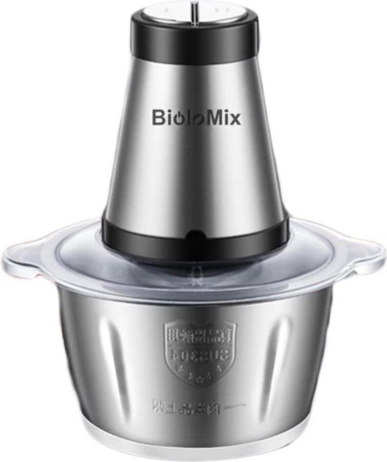 Elektrische hakmolen Gehaktmolen Vleesmolen Foodprocessor Keukenmixer Hakmolen elektrisch Grijs