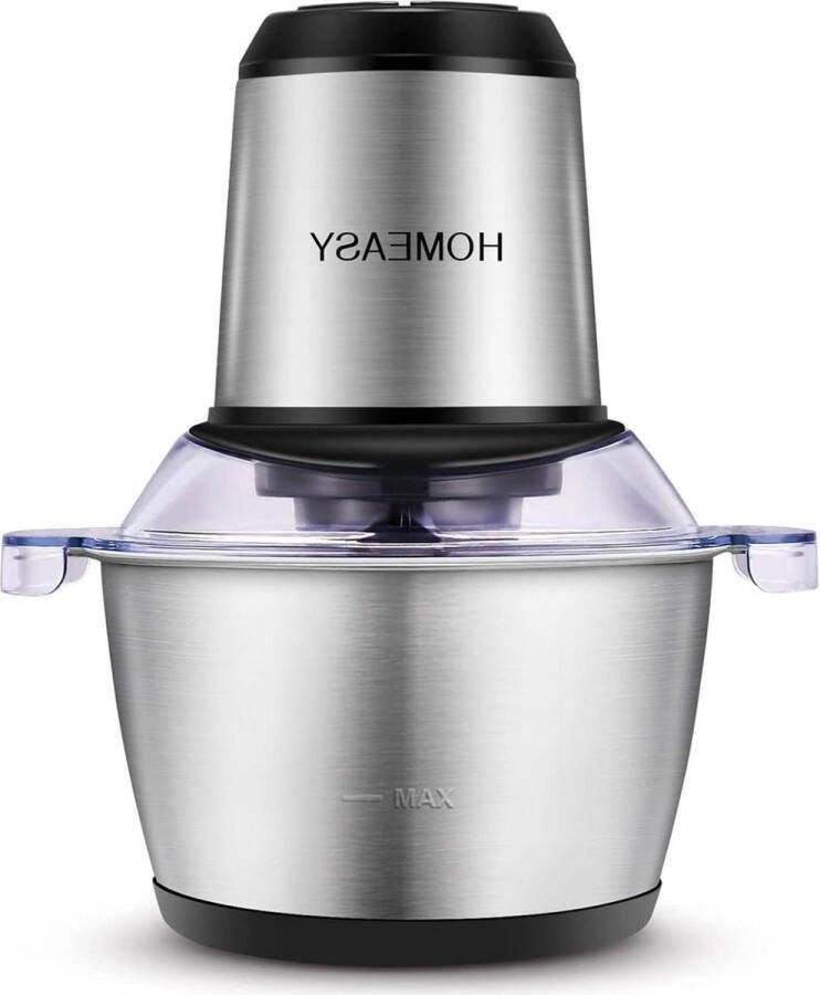 Elektrische Hakmolen Voor Keuken 350 W Met 2 Liter Container 2 Snelheden 4 Messen Universele Hakmolen voor Vlees Uien Fruit Groenten