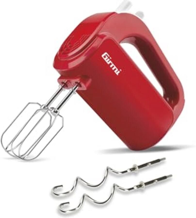 Elektrische Handmixer 170 W Rood met Turbo-functie en 5 Snelheden
