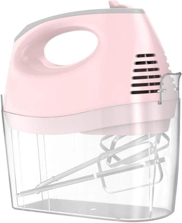 Elektrische handmixer 5-speed mixer met roestvrijstalen kloppers voor het bakken mengen van room en opschuimen van melk