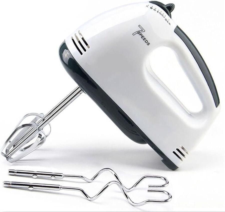 Elektrische Handmixer 7 Snelheden Met Klopper Automatisch Mixen van Eieren en Bloem Geschikt voor Taart en Brood Bakken