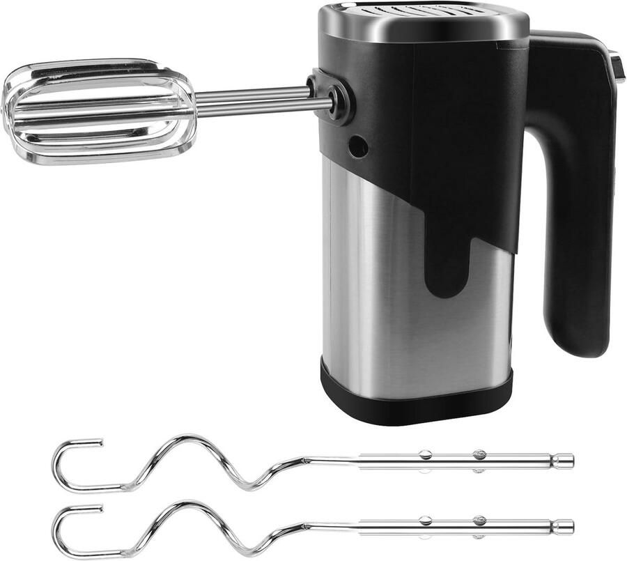 Elektrische Handmixer 800W met 5 Snelheden en Kneedhaken voor Bakken