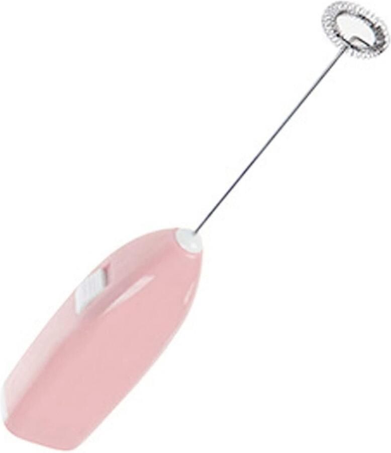 Elektrische Handmixer Draadloos Kloppen Culinair Avontuur Batterij Aangedreven 20 cm Roze